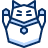 Charm Doll Icon from Cyber Duotone Set