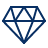 Diamond Icon from Cyber Line Set