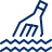 Message Bottle Icon from Cyber Line Set