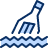 Message Bottle Icon from Cyber Duotone Set