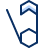 Safety Pin Icon from Cyber Duotone Set