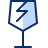 Sign Fragile Icon from Cyber Duotone Set