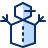 Snowman Icon from Cyber Duotone Set