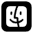 Mac Finder Logo Icon from Logos Block - Free Set