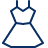 Dress Icon from Cyber Line Set