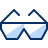 Glasses 2 Icon from Cyber Duotone Set