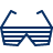 Glasses 5 Icon from Cyber Duotone Set