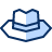 Hat Cowboy Icon from Cyber Duotone Set