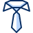 Necktie 1 Icon from Cyber Duotone Set