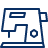 Sewing Machine Icon from Cyber Line Set