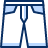 Shorts Icon from Cyber Duotone Set