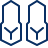 Slippers Icon from Cyber Line Set