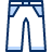 Trousers Icon from Cyber Duotone Set