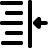 Indent Right Icon from Streamline Bold 3.0 Set
