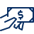 Cash Hand 5 Icon from Cyber Duotone Set