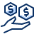 Coin Hand 2 Icon from Cyber Duotone Set