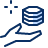 Coin Hand 3 Icon from Cyber Duotone Set