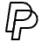 Paypal Logo Icon from Logos Line - Free Set