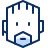 Biker Icon from Cyber Duotone Set
