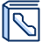 Book Phone Contact Icon from Cyber Duotone - Free Set