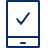 Mobile Phone Check Icon from Cyber Line - Free Set