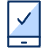 Mobile Phone Check Icon from Cyber Duotone - Free Set