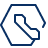 Phone Hexagon Icon from Cyber Line Set