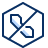 Phone Silent Hexagon Icon from Cyber Duotone Set