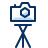 Camera Tripod 1 Icon from Cyber Duotone Set