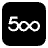 500px Logo 1 Icon from Logos Block - Free Set