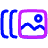 Gallery Slide Icon from Plump Neon Set