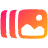 Gallery Slide Icon from Plump Gradient Set