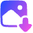 Download Compress Image Icon from Plump Gradient Set