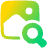 Image Photo Search Scan Detection Icon from Plump Gradient Set