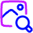 Image Photo Search Scan Detection Icon from Plump Neon Set