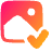 Image Photo Select Icon from Plump Gradient Set