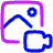 Image To Video Icon from Plump Neon Set
