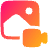 Image To Video Icon from Plump Gradient Set
