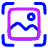 Image Wallpaper Scan Icon from Plump Neon Set