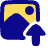 Upload Upscale Image Icon from Plump Pop Set