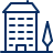 Building 11 Icon from Cyber Line Set