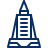 Building 5 Icon from Cyber Line Set