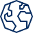 Globe 1 Icon from Cyber Line Set