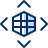 Globe All Direction Icon from Cyber Duotone Set