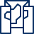 Map Icon from Cyber Line Set
