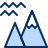 Mountains Icon from Cyber Duotone Set