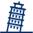 Pisa Tower Icon from Cyber Duotone Set