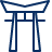 Shrine Gate 1 Icon from Cyber Line Set