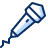 Microphone 1 Icon from Cyber Duotone Set