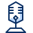 Microphone 3 Icon from Cyber Duotone Set